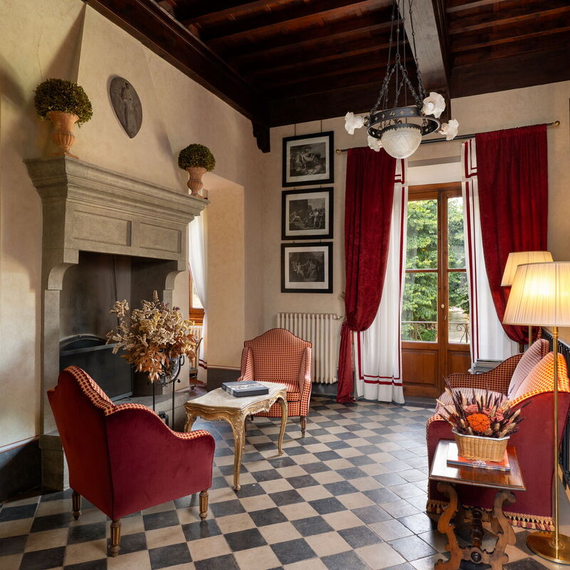 Villa Salaiole: Wohnzimmer