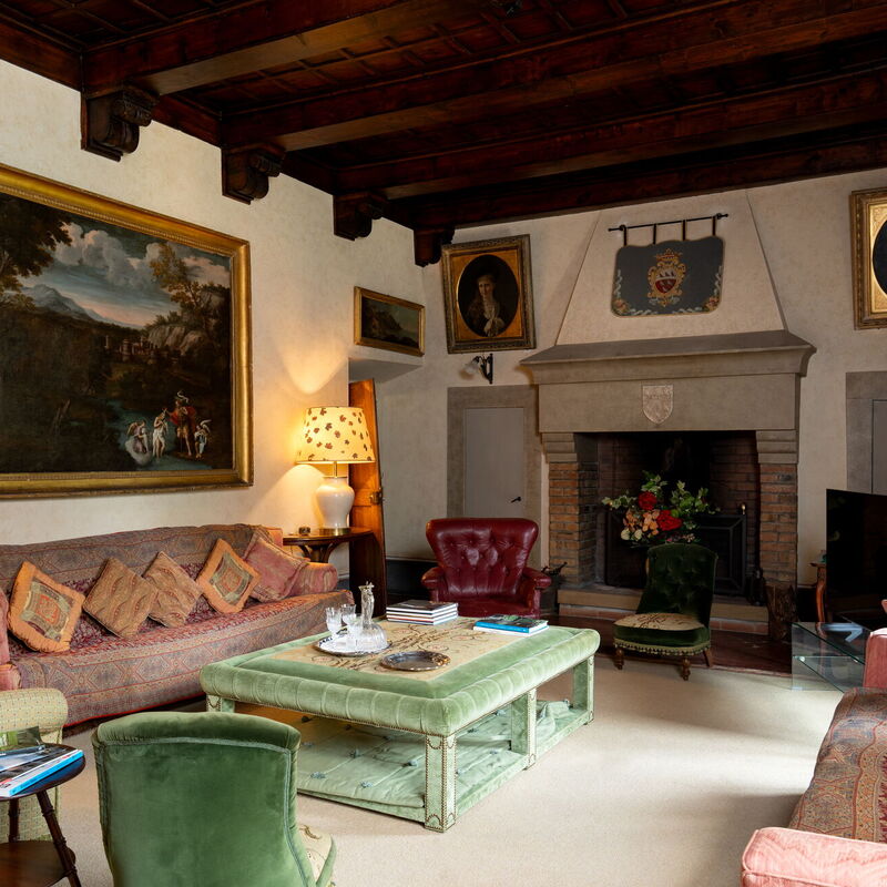 Villa Salaiole: Wohnzimmer