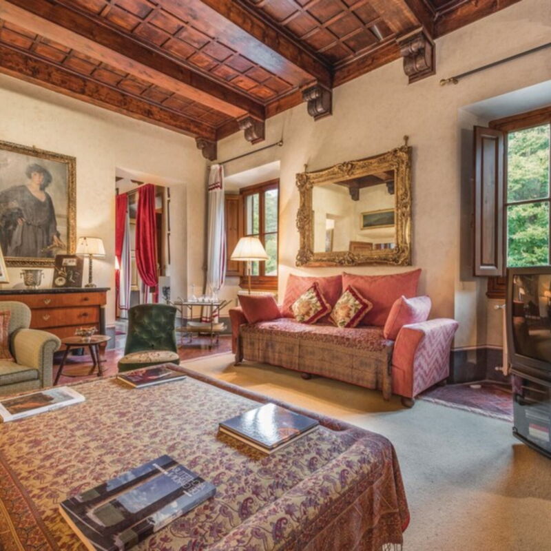 Villa Salaiole: Living Room