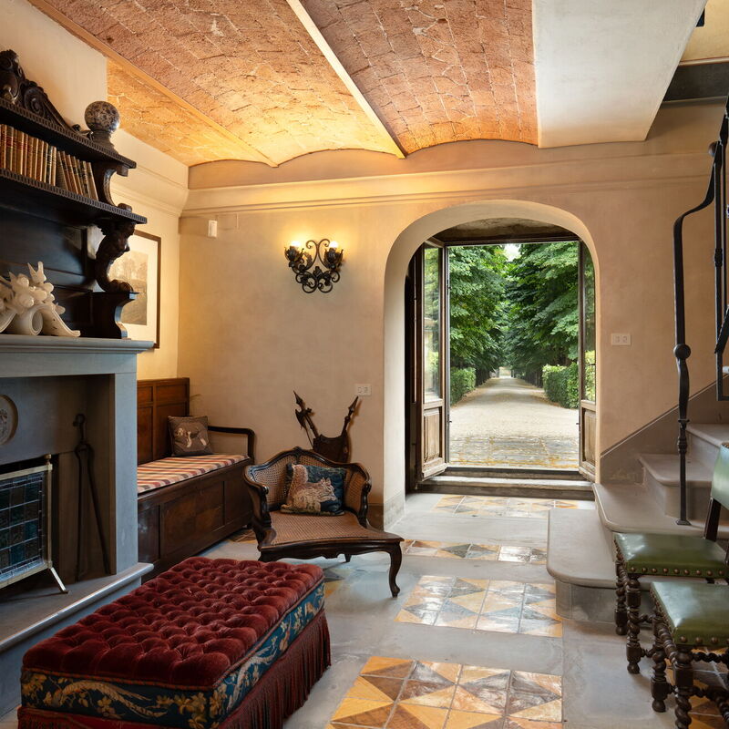 Villa Salaiole: Anderer Raum, Haupteingang