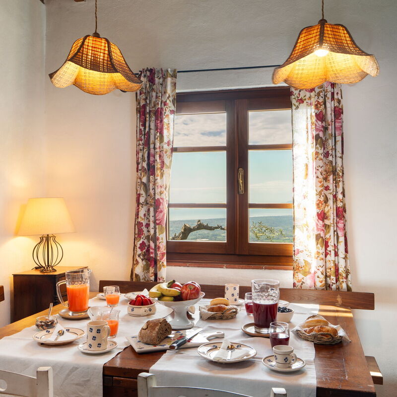Casa Pedona: Dining Room, Scenic View
