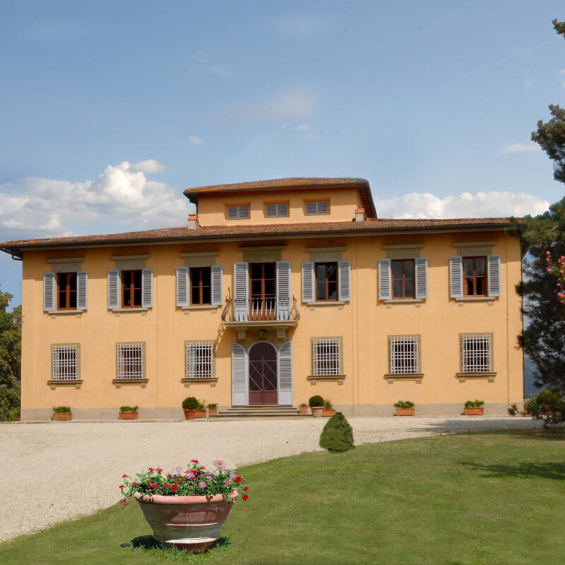 Villa i Delfini: Außen