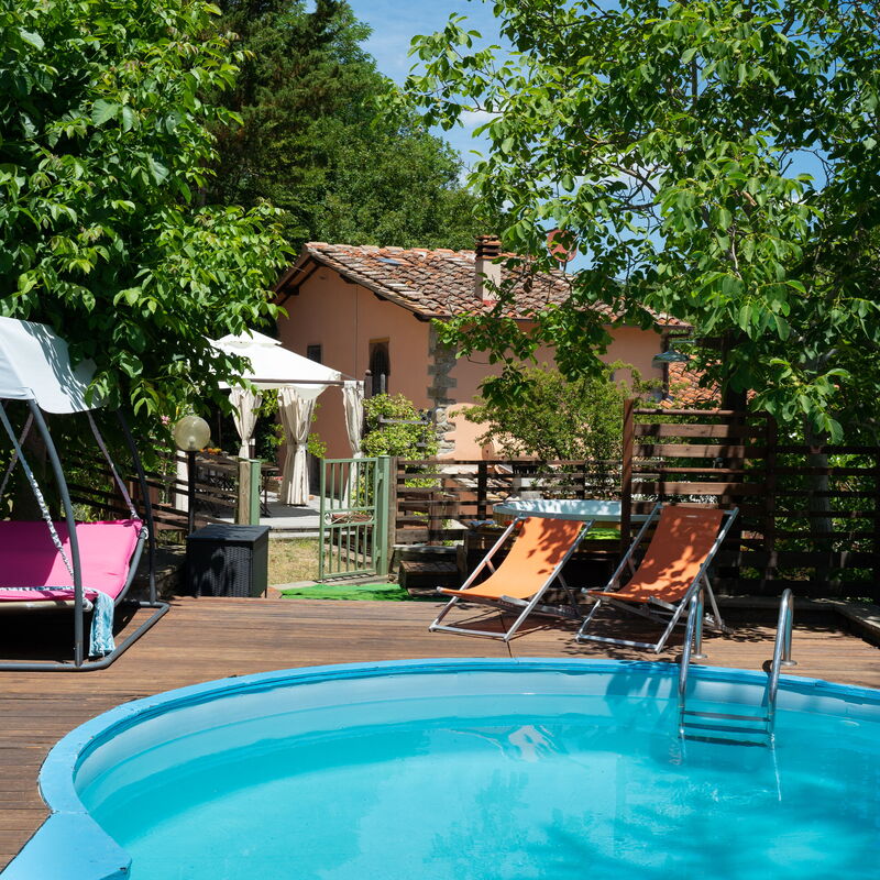 Podere La Vigna: Garden, Pool