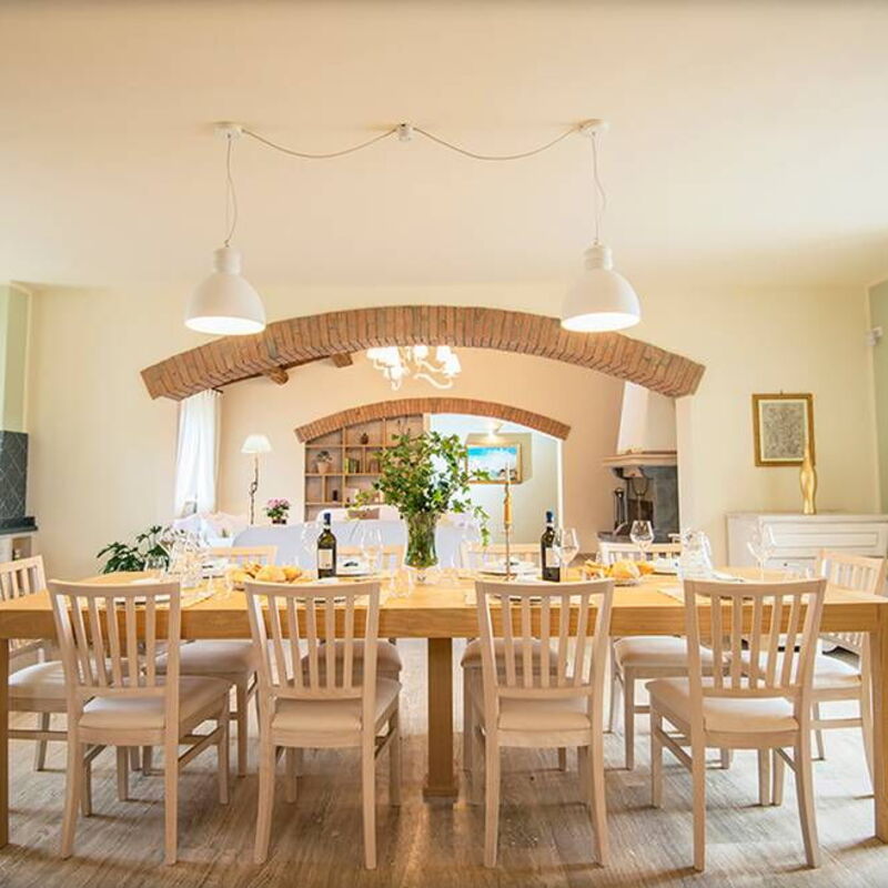 Villa Rugiada: Amenities, Autumn, Dining Room, Kitchen, Room Detail, Spring, Summer