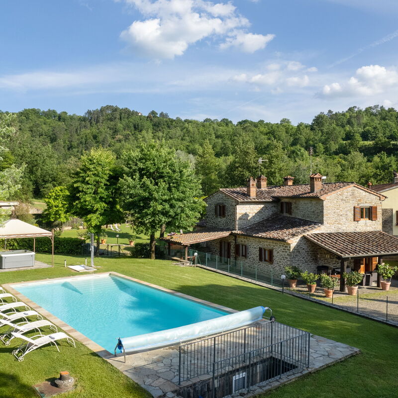 Il Mulino Di Vogognano - Subbiano, Private Pool, Jacuzzi, Wifi, Tuscany: Außen, Ausstattung, Frühling, Garten, Herbst, Schwimmbad, Sommer