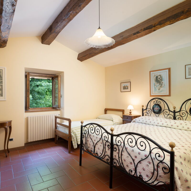 Il Mulino Di Vogognano - Subbiano, Private Pool, Jacuzzi, Wifi, Tuscany: Ausstattung, Frühling, Herbst, Schlafzimmer, Sommer, Zimmerdetails