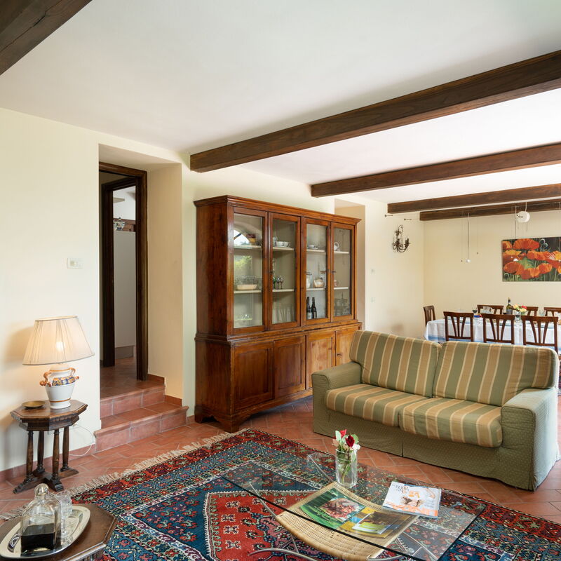 Villa Olivi - Subbiano, Toscana, Pool And Nature: Amenities, Autumn, Living Room, Room Detail, Spring, Summer