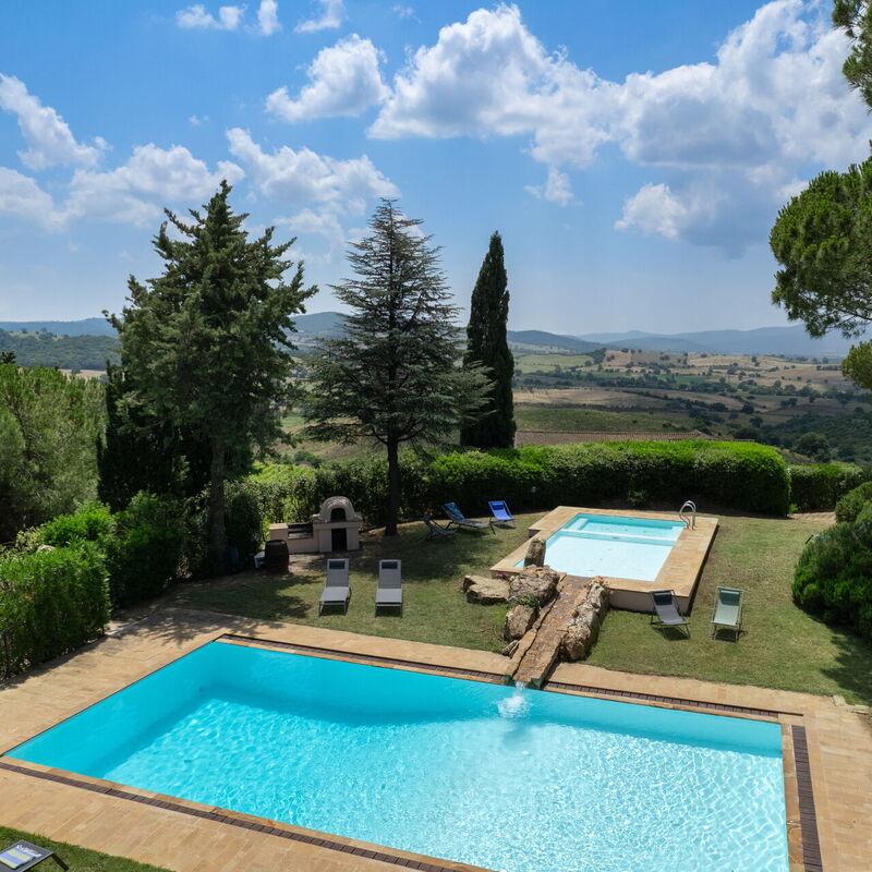 Villa Monte Bottigli: Building Exterior, Garden, Outdoor, Pool, Summer