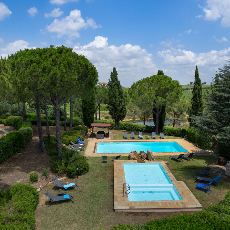 Villa Monte Bottigli: Building Exterior, Garden, Outdoor, Pool, Summer