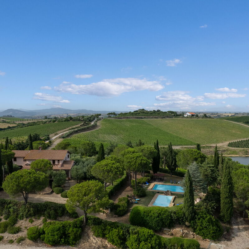 Villa Monte Bottigli: Autumn, Building Exterior, Garden, Outdoor, Pool, Scenic View, Spring, Summer