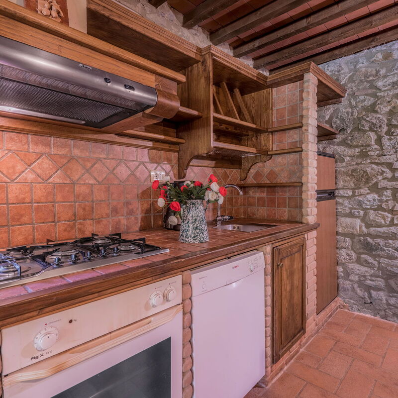 Mulino Al Suono - Badia Agnano, Toscana: Amenities, Autumn, Kitchen, Room Detail, Spring, Summer