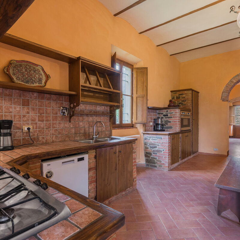 Belvedere - Falceto, Ambra, Toscana: Amenities, Autumn, Kitchen, Room Detail, Spring, Summer