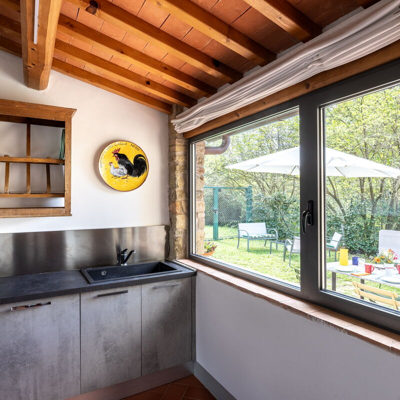 Casa Bosco D'arte Holiday Home , Greve In Chianti, Ac, Wifi: Autunno, Cucina, Estate, Primavera