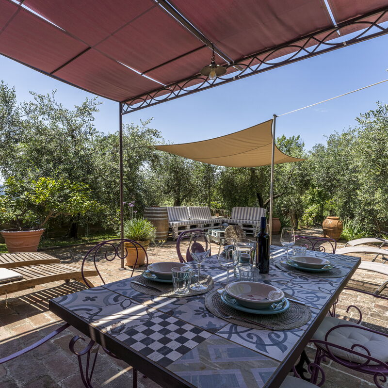 Casa Anita - Castellina In Chianti - Granaio, Toscana: Amenities, Autumn, Balcony / Terrace / Patio, Building Exterior, Spring, Summer