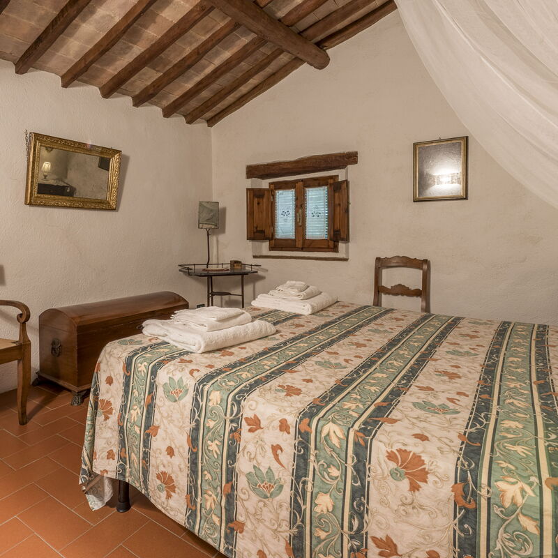 Casa Anita - Castellina In Chianti - Granaio, Toscana: Amenities, Autumn, Bedroom, Room Detail, Spring, Summer
