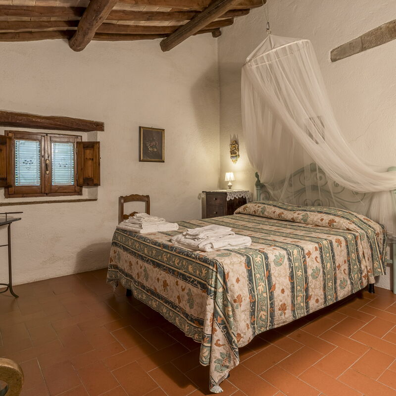 Casa Anita - Castellina In Chianti - Granaio, Toscana: Amenities, Autumn, Bedroom, Room Detail, Spring, Summer