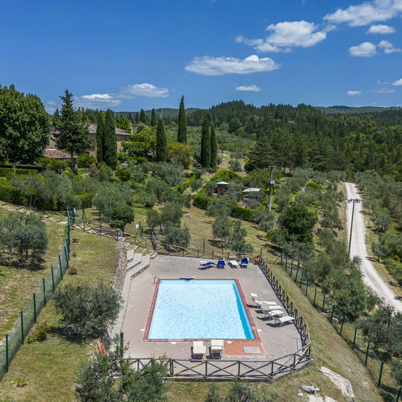 Casa Anita - Castellina In Chianti - Granaio, Toscana: Amenities, Autumn, Building Exterior, Pool, Spring, Summer