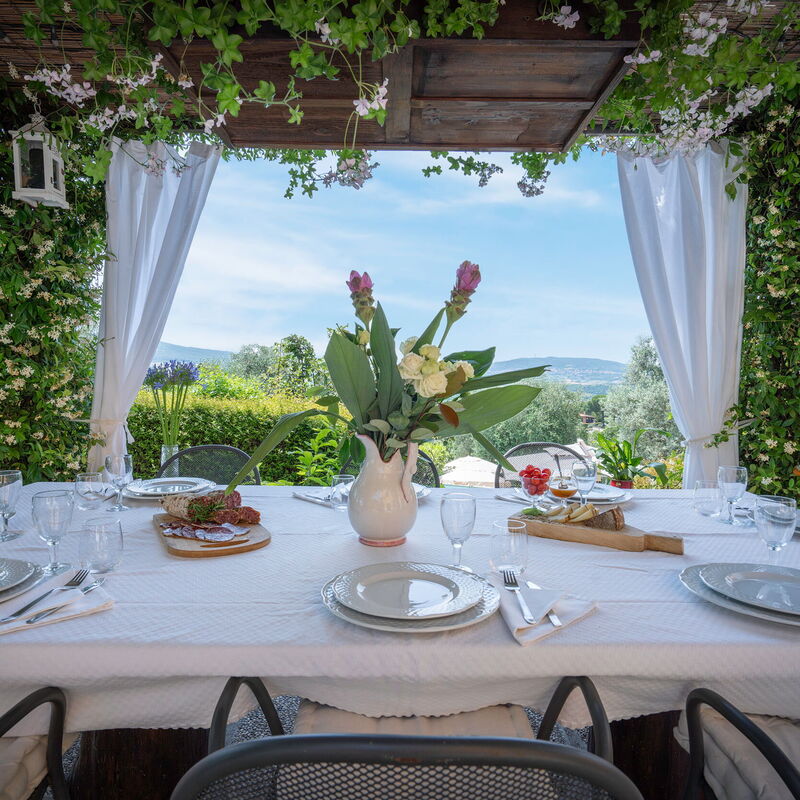 Villa Recanati, Val D'orcia, Private Pool, Jacuzzi, Wifi: Balkon / Terrasse / Patio, Frühling, Herbst, Sommer