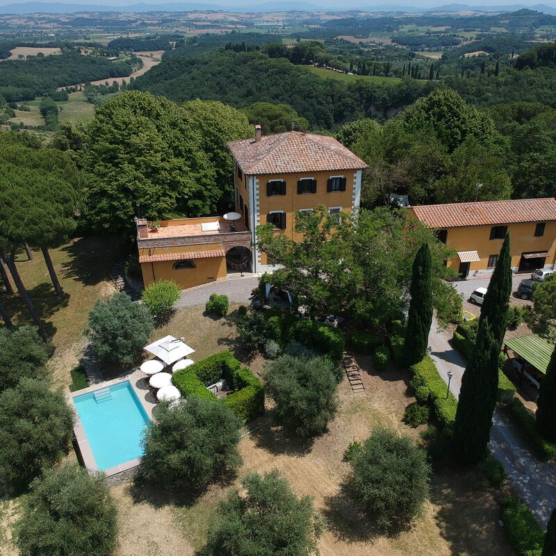 Villa Recanati, Val D'orcia, Private Pool, Jacuzzi, Wifi: Außen, Ausstattung, Frühling, Garten, Herbst, Schwimmbad, Sommer