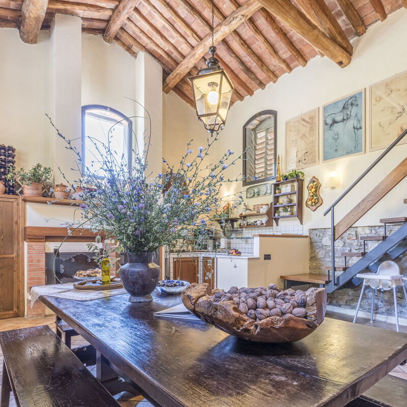 Fienile Di Fabio - Colline Fiorentine Vaiano, Toscana: Amenities, Autumn, Dining Room, Room Detail, Spring, Summer