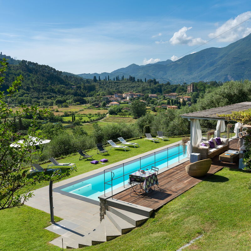 Luxury Green Marignana Villa, Versilia, Pool, Ac, Sauna: Autumn, Garden, Pool, Spring, Summer
