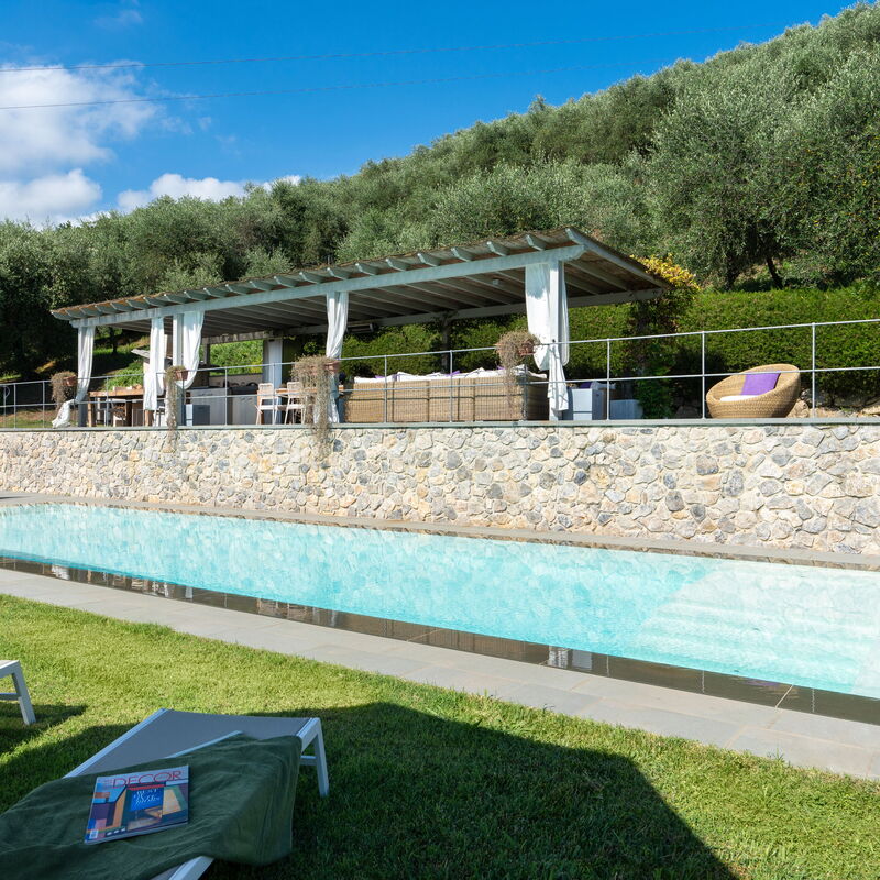 Luxury Green Marignana Villa, Versilia, Pool, Ac, Sauna: Autumn, Garden, Pool, Spring, Summer