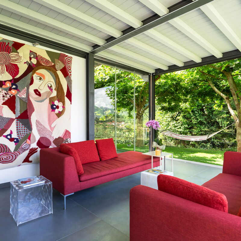 Luxury Green Marignana Villa, Versilia, Pool, Ac, Sauna: Autumn, Living Room, Spring, Summer