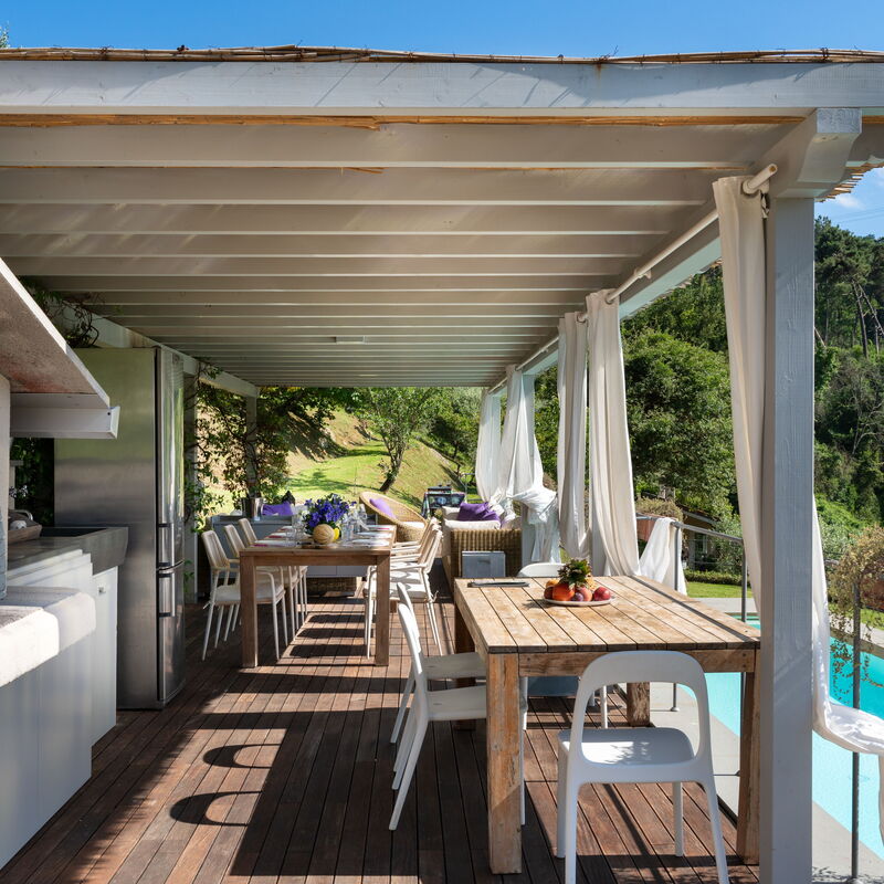 Luxury Green Marignana Villa, Versilia, Pool, Ac, Sauna: Autumn, Garden, Pool, Spring, Summer