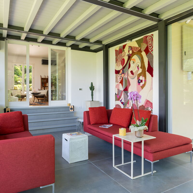 Luxury Green Marignana Villa, Versilia, Pool, Ac, Sauna: Autumn, Living Room, Spring, Summer