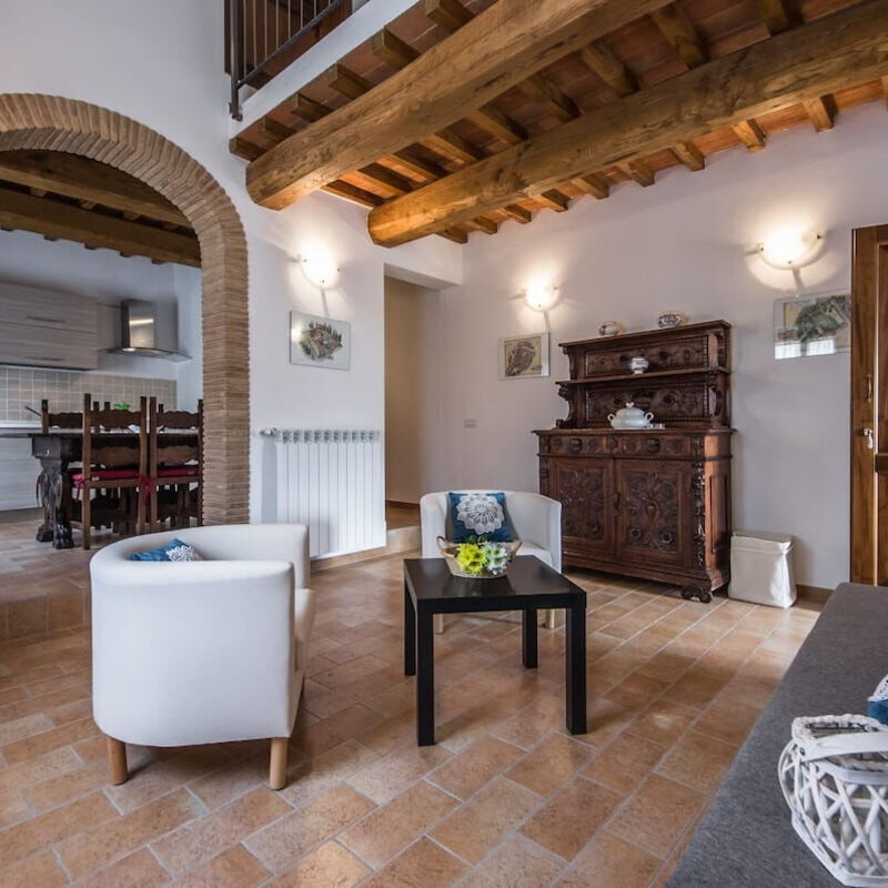 Villa Le Ripe Apartments - Gambassi Terme, Toscana: Autumn, Living Room, Spring, Summer