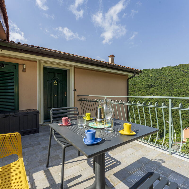 Belvedere, House With Private Pool And Garden, Recco: Autumn, Balcony / Terrace / Patio, Spring, Summer
