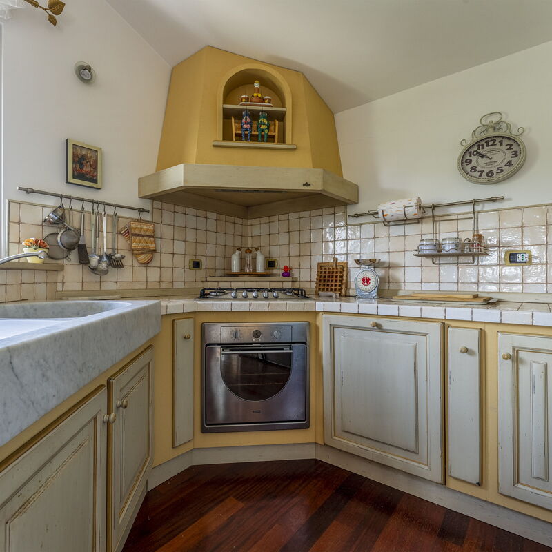 Belvedere, House With Private Pool And Garden, Recco: Autumn, Kitchen, Spring, Summer