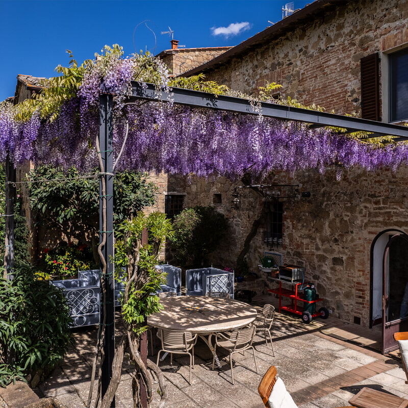 Monticchiello Apartment With Garden, Wifi, Pienza, Siena: Autumn, Garden, Spring, Winter