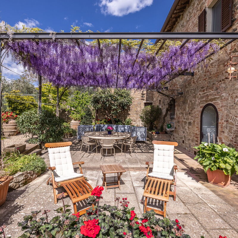 Monticchiello Apartment With Garden, Wifi, Pienza, Siena: Autumn, Garden, Spring, Winter