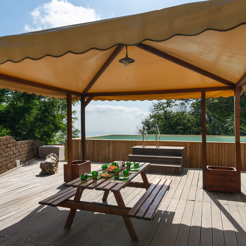 Casa Sul Serra: Außen, Balkon / Terrasse / Patio, Schwimmbad, Sommer