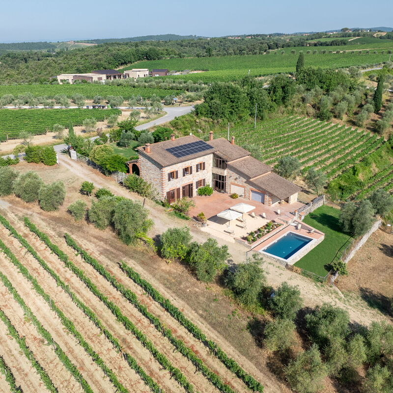 Casa Di Luca, Pool, Castelnuovo Berardenga: Autumn, Scenic View, Spring, Summer