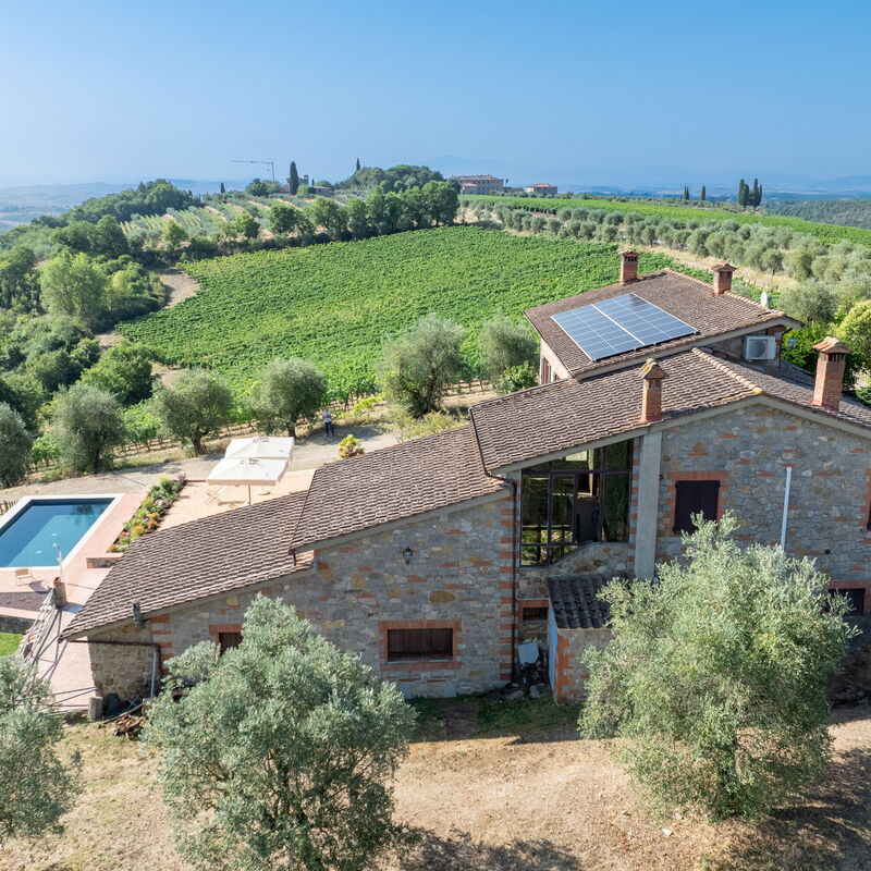Casa Di Luca, Pool, Castelnuovo Berardenga: Autumn, Building Exterior, Spring, Summer