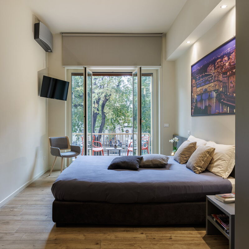 Betty Florence Charming Modern Apartment Near Piazza Della Libertà: Autumn, Bedroom, Spring, Summer