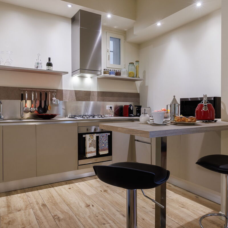 Betty Florence Charming Modern Apartment Near Piazza Della Libertà: Autumn, Kitchen, Spring, Summer