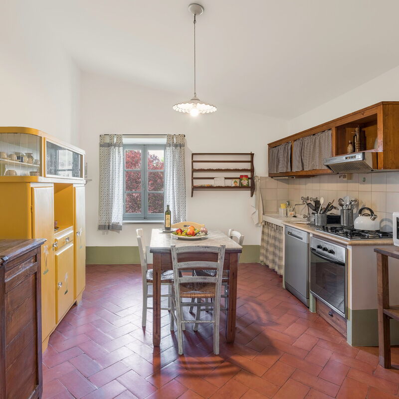 Orcia Panoramic View With Pool: Autumn, Kitchen, Spring, Summer