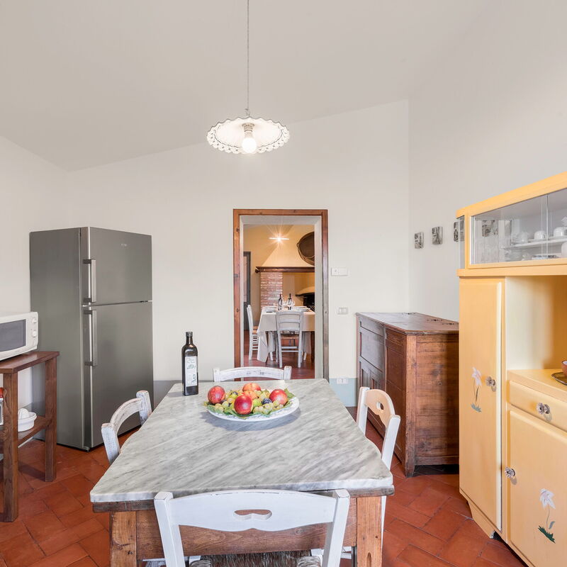 Orcia Panoramic View With Pool: Autumn, Kitchen, Spring, Summer