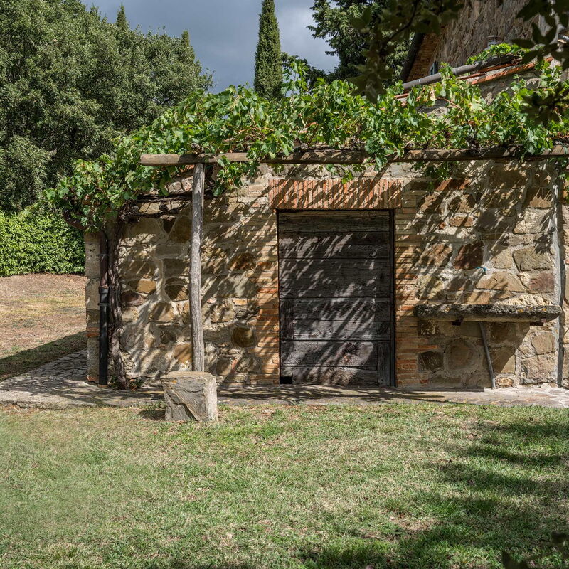 Orcia Panoramic View With Pool: Autumn, Building Exterior, Garden, Spring, Summer