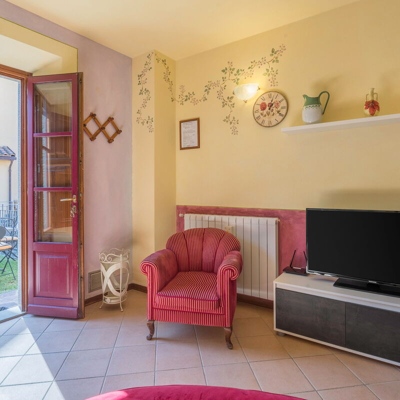 Vecchia Fornace – La Piastra Agriturismo, With Pool, Abetone: Living Room