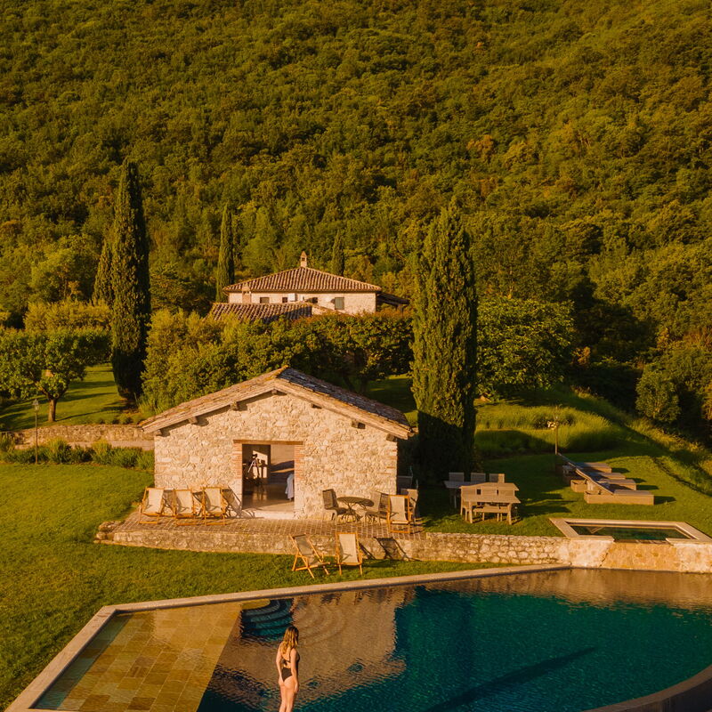 Villa Subtilia - Tenuta Di Murlo, Umbria: Autumn, Building Exterior, Spring, Summer