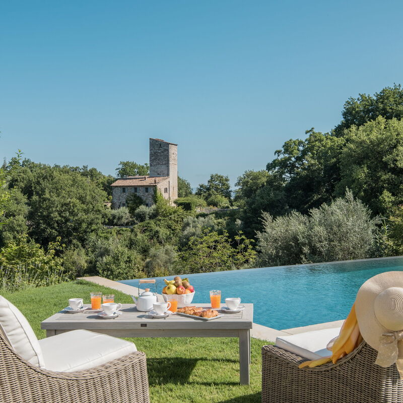 Villa Castiglione Ugolino - Tenuta Di Murlo, Umbria: Autumn, Building Exterior, Pool, Spring, Summer