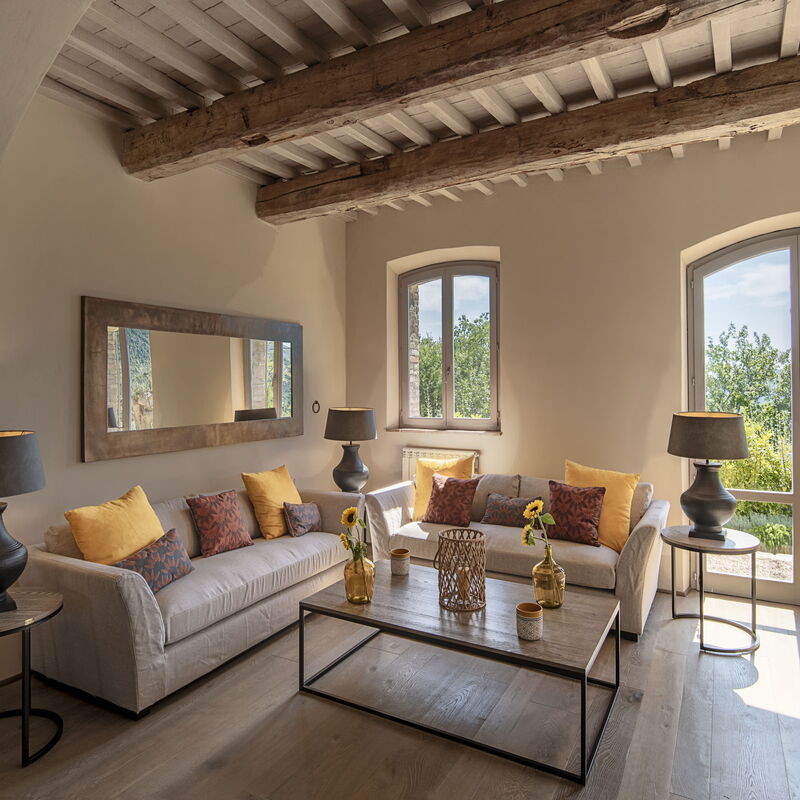 Villa Castiglione Ugolino - Tenuta Di Murlo, Umbria: Autumn, Living Room, Spring, Summer