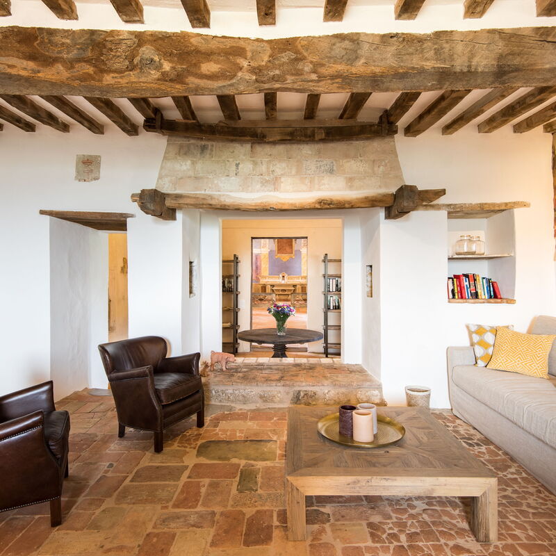 Villa Castiglione Ugolino - Tenuta Di Murlo, Umbria: Autumn, Living Room, Spring, Summer