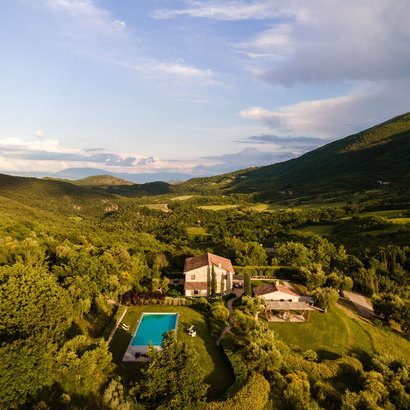 Villa Caminata - Tenuta Di Murlo, Umbria: Autumn, Building Exterior, Spring, Summer