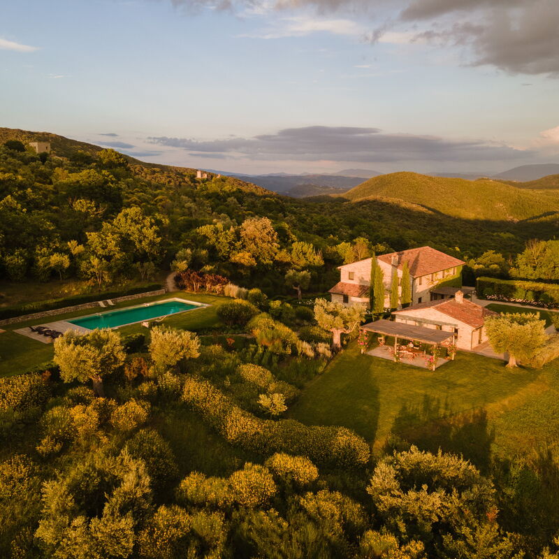 Villa Caminata - Tenuta Di Murlo, Umbria: Autumn, Building Exterior, Pool, Spring, Summer