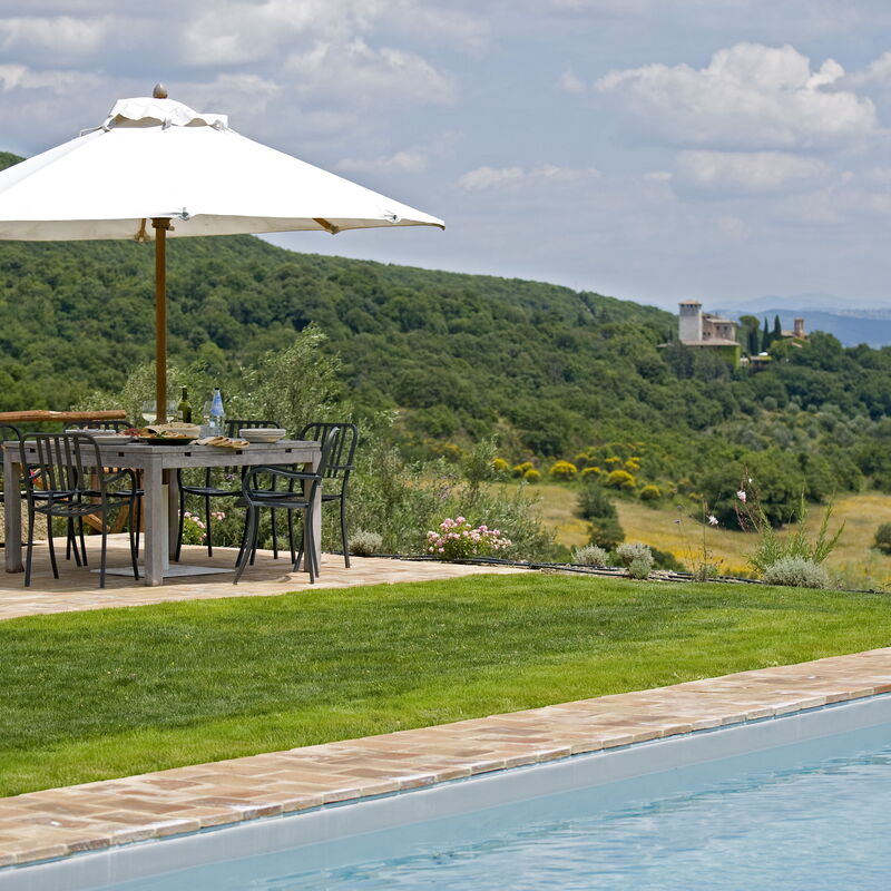 Villa Torre - Tenuta Di Murlo, Umbria: Autumn, Building Exterior, Garden, Pool, Spring, Summer